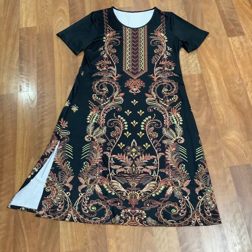 NWT SHEIN Slimming style Maxi dress fits XXL/2x